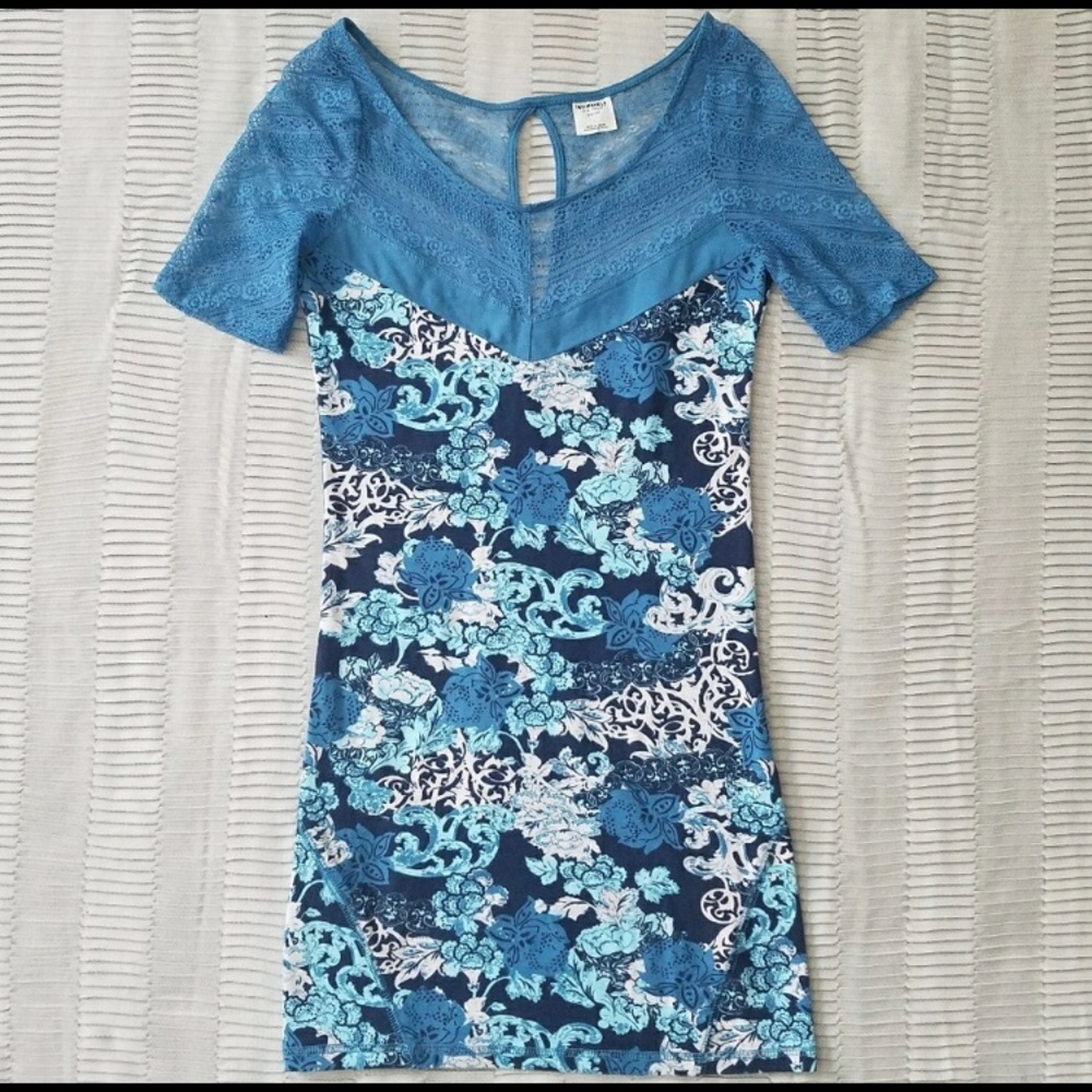 Free People Floral Bodycon Dress